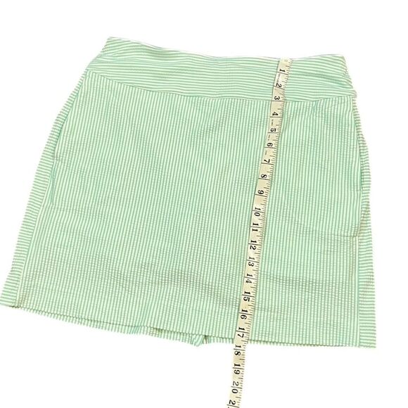 Fairway And Greene Mint Green And White Gingham Skort, Size M - Picture 7 of 8